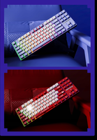 Klawiatura mechaniczna Gaming Przewodowa TKL Tea Shaft RGB AJAZZ AK870 MC k