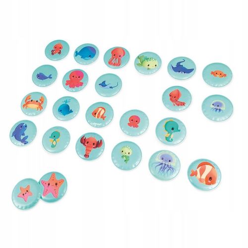 Gra memory do kąpieli Morskie dzieci 24 elementy 2+ JANOD na Arena.pl