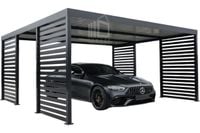 CarPort PREMIUM wiata samochodowa 5,8x5,5 dodatkowa zabudowa ID1174