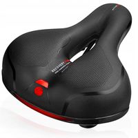 WYGODNE SIODEŁKO ROWEROWE SPORTOWE PIANKA MIĘKKIE WYSOKO ELASTYCZNA