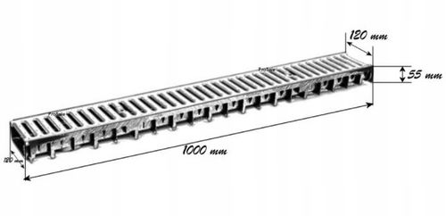 Odwodnienia liniowe ForU30 A15 z rusztem ocynkowanym. Niskie do na Arena.pl