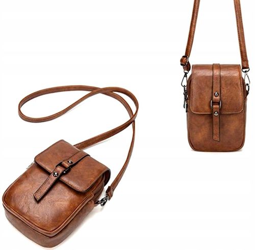 Torebka Damska Skórzana Listonoszka Crossbody Boho na Arena.pl