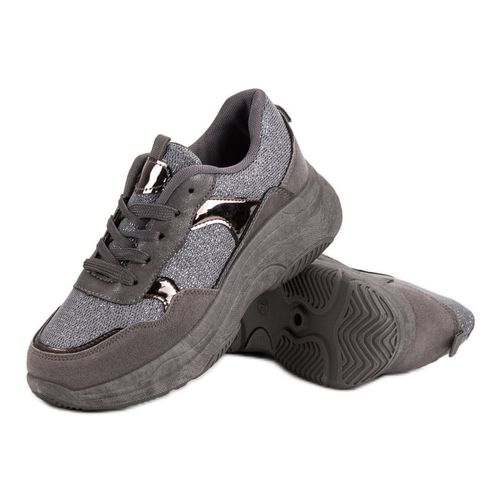 Brokatowe Sneakersy Na Platformie r.41 na Arena.pl