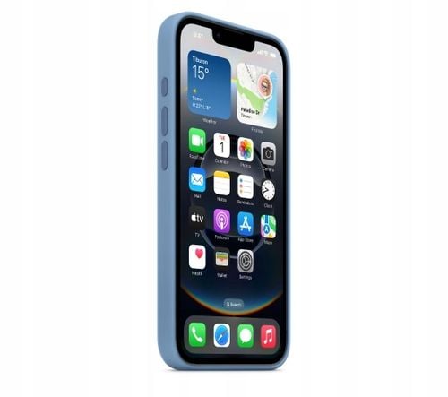 Silikonowe etui APPLE do iPhone'a 16e Zimowy błękit na Arena.pl