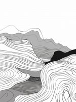 Plakat 15x20cm Geometryczne Wzniesienia