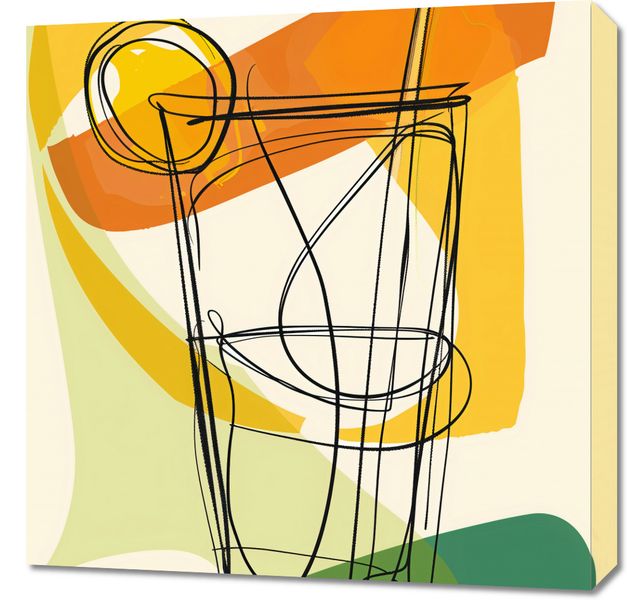 Obraz 60x60cm Koktajl Artystyczny zdjęcie 1