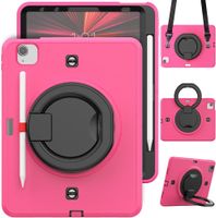 Etui do iPad Pro 11" z Paskiem na Ramię i Miejscem na Rysik Różowe