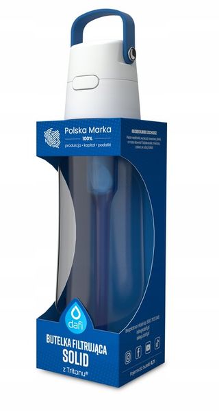 Butelka filtrująca Dafi SOLID 0,7l niebieska zdjęcie 3