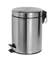 Śmietnik łazienkowy CHROM 12l z pedałem metalowy kosz fra
