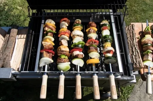 Zestaw do szaszłyków z napędem elektrycznym 5szpad zdjęcie 7