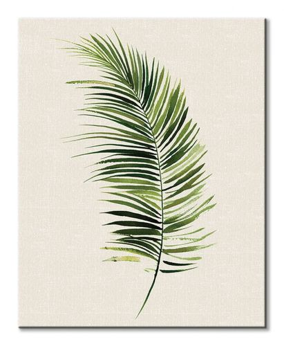Tropical Leaf II Liść - obraz na płótnie 40x50 cm na Arena.pl