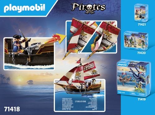 Playmobil 71418 Statek piracki na Arena.pl