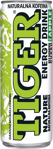 TIGER napój gazowany energetyzujący NATURE Apple Mix Bez cukru 24x 250ml na Arena.pl
