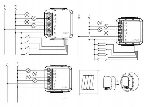 OXT Mini Przekaźnik 4 Obwody ZigBee TUYA 4x2,5A na Arena.pl