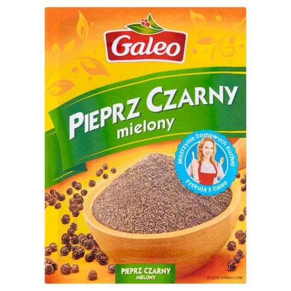 Galeo Pieprz czarny mielony 15 g zdjęcie 1