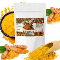 KURKUMA MIELONA AROMATYCZNA ORIENTALNA PRZYPRAWA | KUCHNIA ZDROWIA 50G