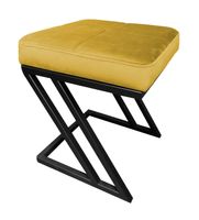 Pufa ZETA LOFT ławka taboret podnóżek metal MG15