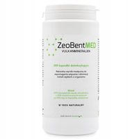 ZeoBent MED 200 kaps. Ultradrobny Mikronizowany Zeolit i Bentonit Detox