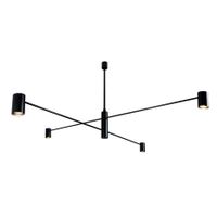 LAMPA sufitowa DAKATA 5636 Shilo metalowa OPRAWA tuby czarne