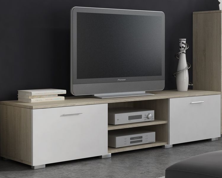 RTV 140 DĄB SONOMA BIAŁY ROMA zdjęcie 1