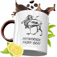 Kubek Bordowy Dla Brata Na Urodziny Prezent Z Nadrukiem Ze Zdjęciem