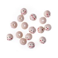 DREWNIANE KORALIKI BUŹKI 20 MM 16SZT GRKO-110 DP CRAFT