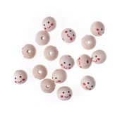 DREWNIANE KORALIKI BUŹKI 20 MM 16SZT GRKO-110 DP CRAFT