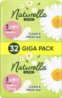 NATURELLA ULTRA PODPASKI HIGIENICZNE ZE SKRZYDEŁKAMI MAXI 32 SZT