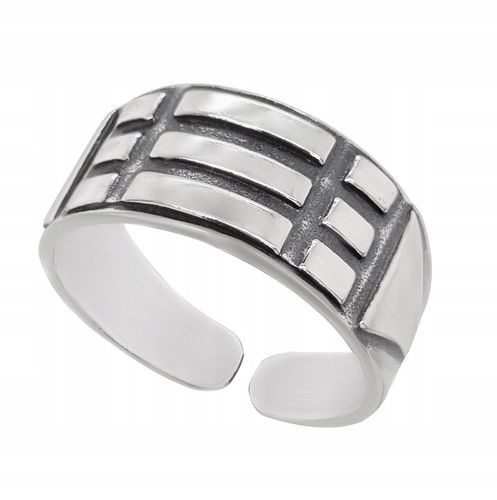 Sygnet srebrny pr. 925 PIERŚCIEŃ ATLANTÓW Srebro Oksydowane + Grawer | r.20 na Arena.pl