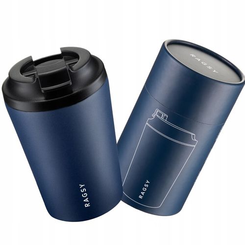 Kubek Termiczny ze stali nierdzewnej BPA FREE Simply Cup 340 ml - Ink Blue na Arena.pl