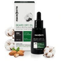 MACROVITA suchy olejek do pielęgnacji brody z bawełną i olejkiem migdałowym 30ml