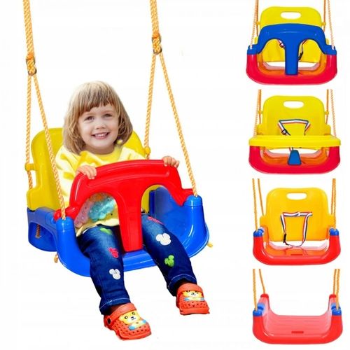 4w1 huśtawka kubełkowa modułowa dla dzieci pasy ogrodowa do pokoju 6m-7lat na Arena.pl