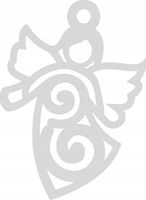 Ś4 Zawieszka ozdoba ażurowa ŚWIĘTA anioł Boże Narodzenie OZDOBA OKNA