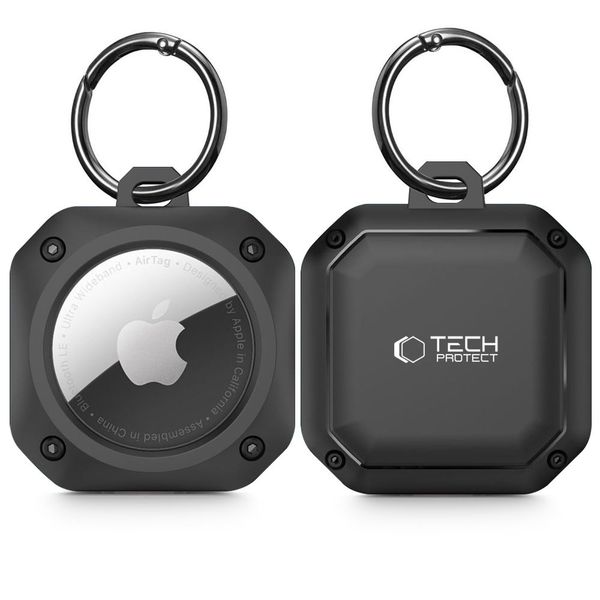 TECH-PROTECT ROUGH PRO APPLE AIRTAG BLACK zdjęcie 1