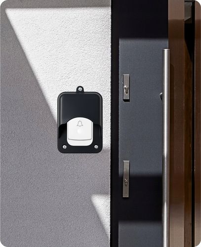 DASZEK OCHRONNY DO DZWONKA BEZPRZEWODOWEGO OSŁONA PRZYCISKU CZARNA na Arena.pl