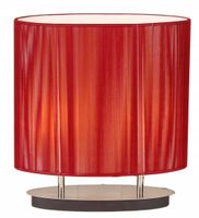 Lampa stołowa Candellux ARTEMIS 2xE27 60W chrom/czerwień