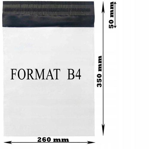 foliopaki kurierskie białe b4 260x350mm - 1000 szt. na Arena.pl