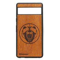 drewniane etui bewood do google pixel 7a niedźwiedź merbau