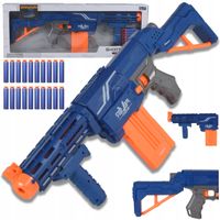 BEZPIECZNA DUŻA AUTOMATYCZNA WYRZUTNIA NA MIĘKKIE STRZAŁKI KARABIN ZABAWKA