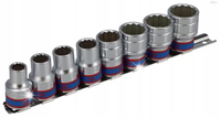 ZESTA NASADEK 1/2" 8CZ KRÓTKIE 12-KĄT 10-22 KING TONY 4010MR