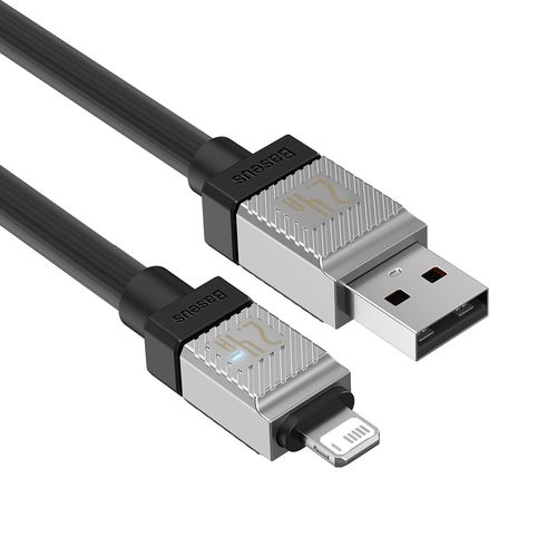 kabel przewód do iphone coolplay usb - lightning 2.4a 2m czarny na Arena.pl