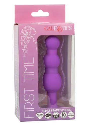 calexotics first time triple beaded probe silikonowy, 10 trybow, usb na Arena.pl