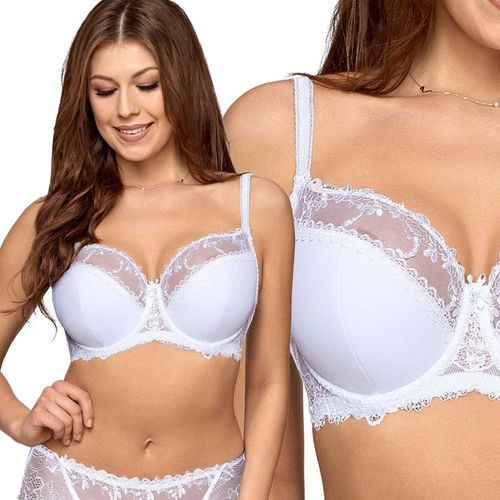 AVA stanik biustonosz półusztywniany wygodny AV-1030 SEMI-SOFT Biały 75L na Arena.pl