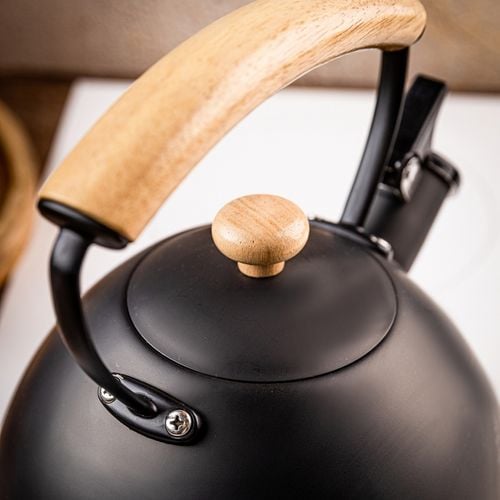czajnik 2,5l z gwizdkiem kinghoff kh-1999 czarny mat na Arena.pl