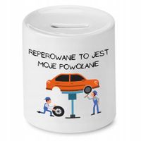 Skarbonka Dla Mechanika Moje Powołanie Prezent Z Nadrukiem Ze Zdjęciem