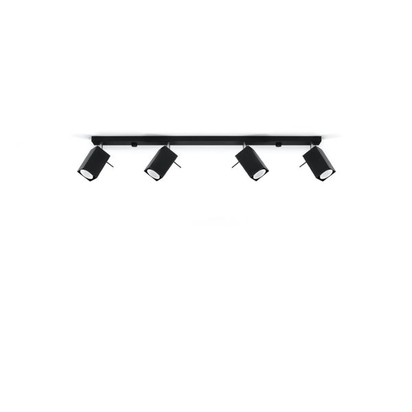 Plafon MERIDA 4L czarny zdjęcie 2