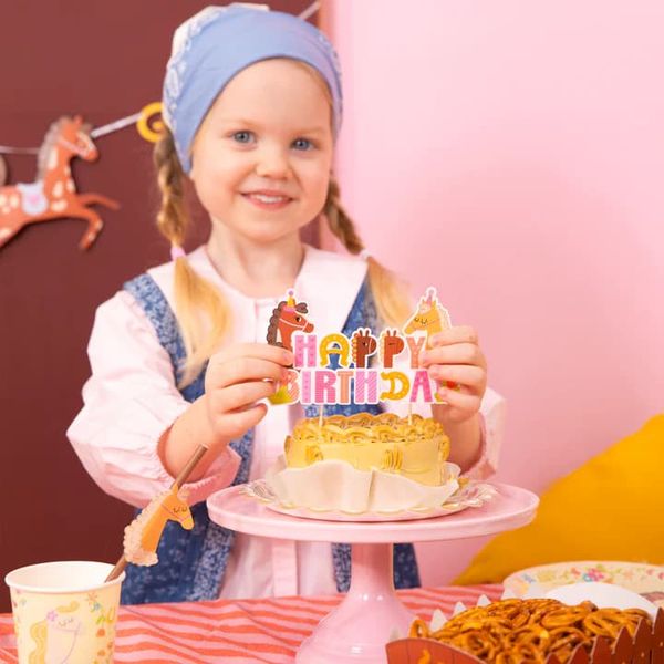 Topper na tort Urocze Koniki zdjęcie 3