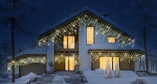 GIRLANDA SOPLE 200 LED 8M STAŁE BIAŁE CIEPŁE EFEKT FLASH FLESZ ZEWNĘTRZNE na Arena.pl