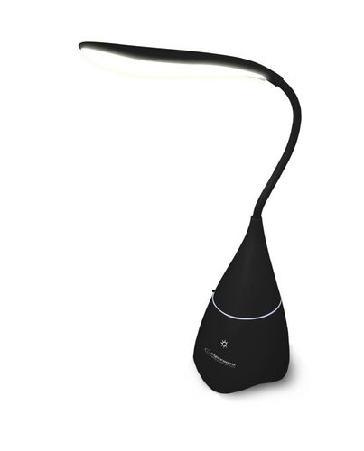 Głośnik bluetooth z lampką LED czarny na Arena.pl