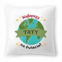 Poduszka Dla Taty Ojca Na Dzień Ojca Na Prezent Z Nadrukiem Ze Zdjęciem